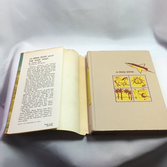 The Real Book About The Wild West 1952 HC/DJ - Picture 6 of 15